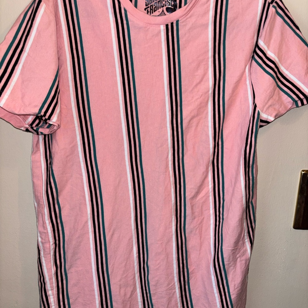Pink Striped Men's Shirt